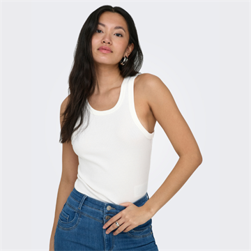 ONLY VAL 2-WAY TANK TOP JRS NOOS CLOUD DANCER - 15371705